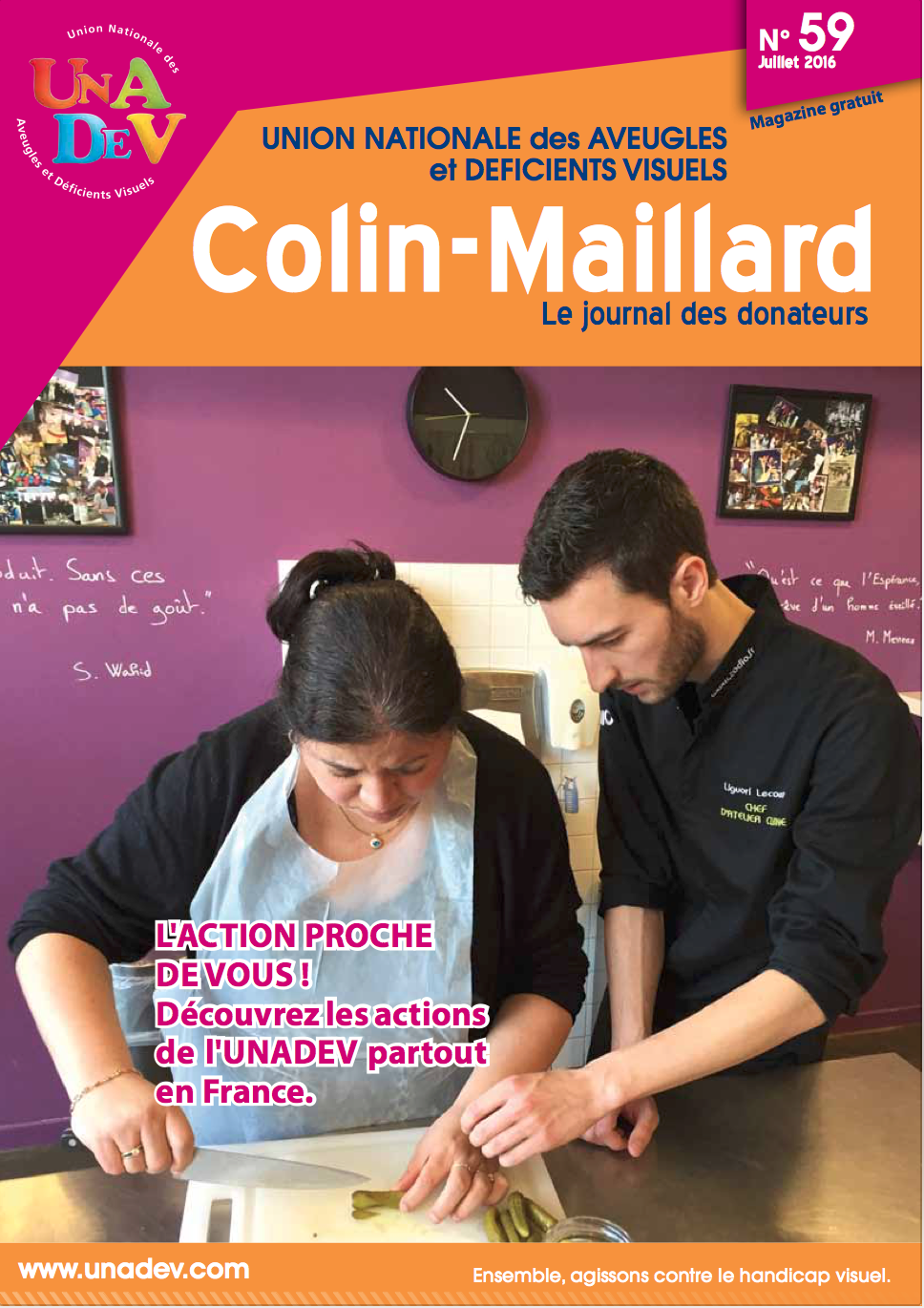 Couverture du magazine Colin Maillard 59