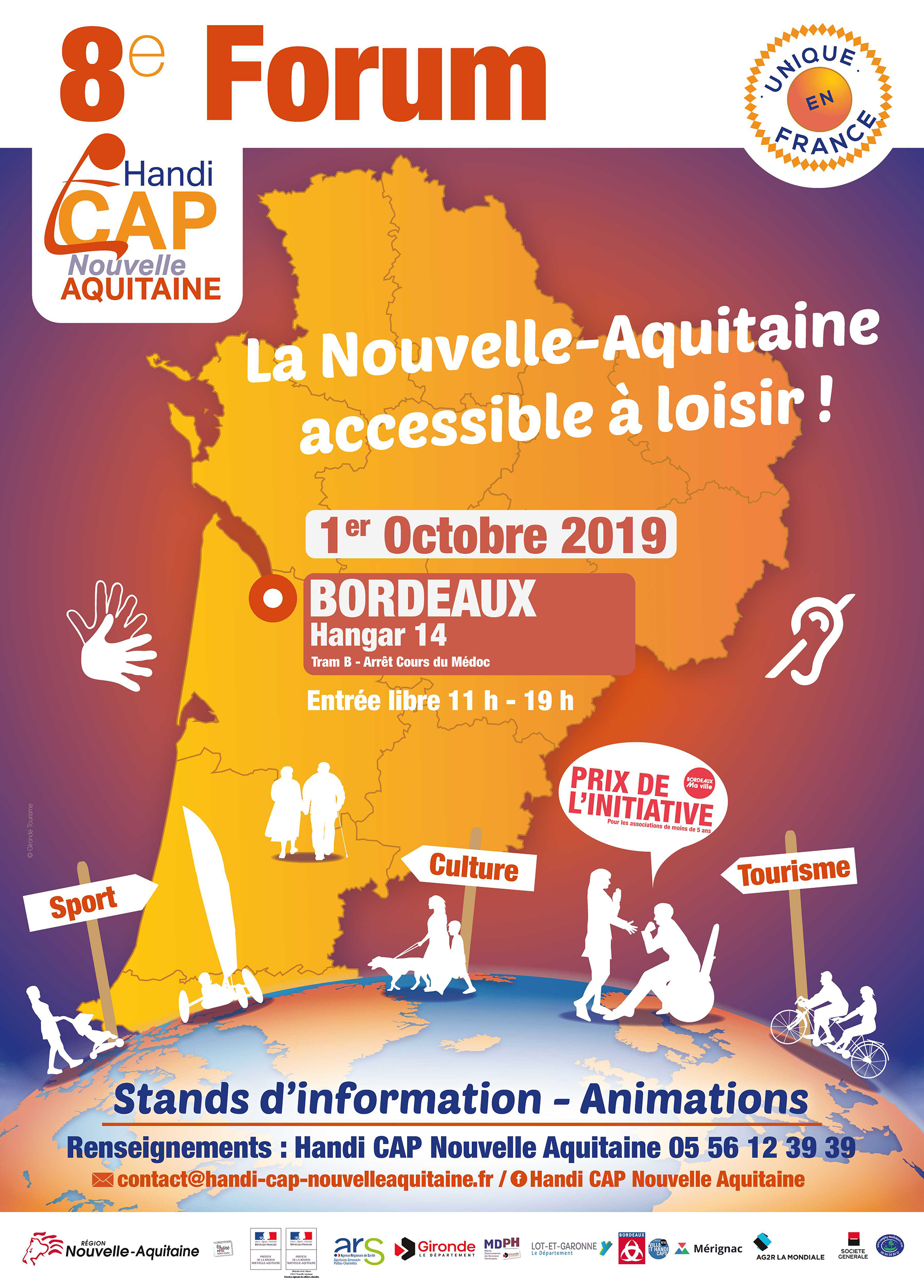Affiche du Forum Handi Cap Nouvelle-Aquitaine 2019