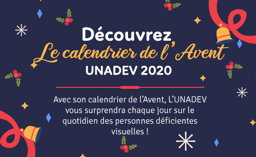 Découvrez le calendrier de l'Avent UNADEV 2020